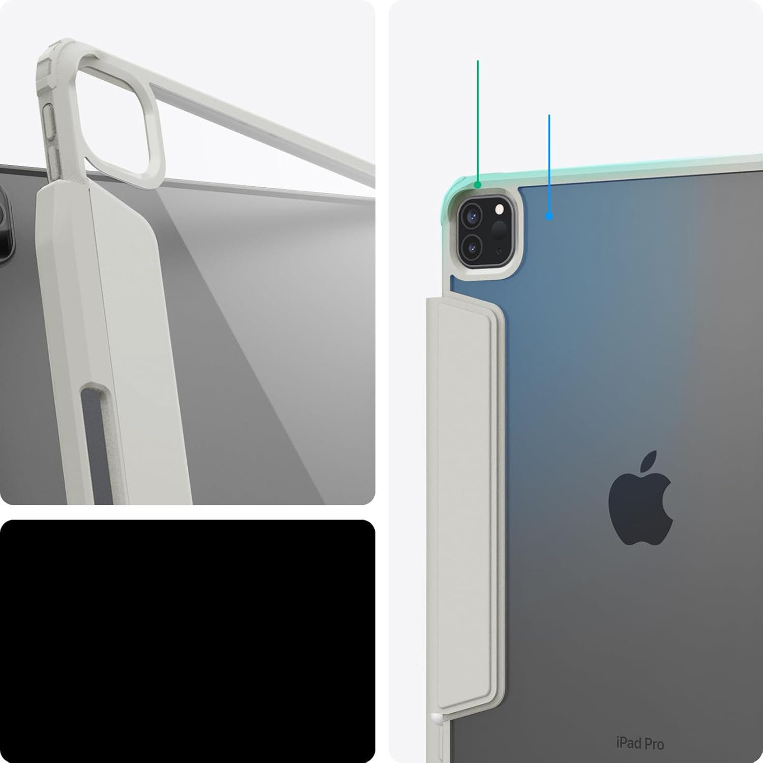 Etui Spigen Air Skin Pro do iPad Pro 11" 2022/2021/2020/2018, szare